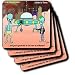 Grounded Alien Teen - Set Of 8 Coasters - Soft