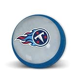NFL Tennessee Titans Super Ball, 3-Inch, Clear
