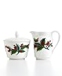 Martha Stewart Collection Holiday Garden Sugar and Creamer Set