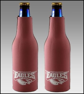 (2) NFL PHILADELPHIA EAGLES PINK BOTTLE SUIT KOOZIES