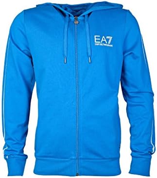 EA7 by Emporio Armani Men's Zip Up Sweat Top 2742554A231 Xl royal