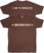 Serenity Browncoat Aim to Misbehave Brown T-Shirt Tee Mens