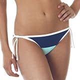 Xhilaration Wide Stripe Swim Bottoms - Blue