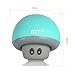 GJTMini Mushroom Cute Style Portable Bluetooth V3.0 Wireless Stereo Speaker Hands Free Speakerphone with Built-in Mic For iPhone/iPad/Samsung/HTC/LG/SONY Android cellphone (SKY BLUE)