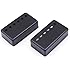 BQLZR Pair Black Metal Guitar Humbucker Pickup Covers Set