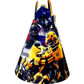 Transformers Movie Cone Hats 8 pc