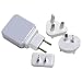 International USB Travel / Wall / AC Charger Adapter (White)