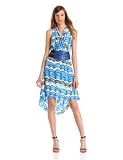 Tracy Reese Womens High-Low Halter With Belt