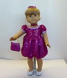 Magenta Bubble Dress with Accessories. Fits 18