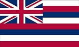 America's Flag Company SF5X8NOHI1 5-Foot by 8-Foot Nylon Hawaii State Flag with Canvas Header and Grommets
