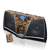 KICKER Ghost Design Decorative Skin Decal Sticker Kit for KICKER zKick zK500 MP3 Docking Station + Remote Control Skin + Zune (30GB) Skin + Zune (80G/120G)