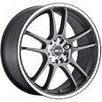 MSR 43 16x7 Gray Wheel / Rim 5x100 & 5x4.5 with a 35mm Offset and a 72.64 Hub Bore. Partnumber 4377737