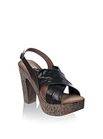 JULIE JULIE Sandalias de tacón (Negro)