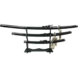 Sporting Goods : Samurai Sword Set Black Three Piece
