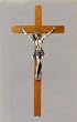 Wall Crucifix - 13" Height - Wooden - IMPORTED FROM ITALY