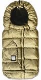 7 A.M. Enfant Extendable Baby Bunting Bag Adaptable for Strollers, Metallic Gold