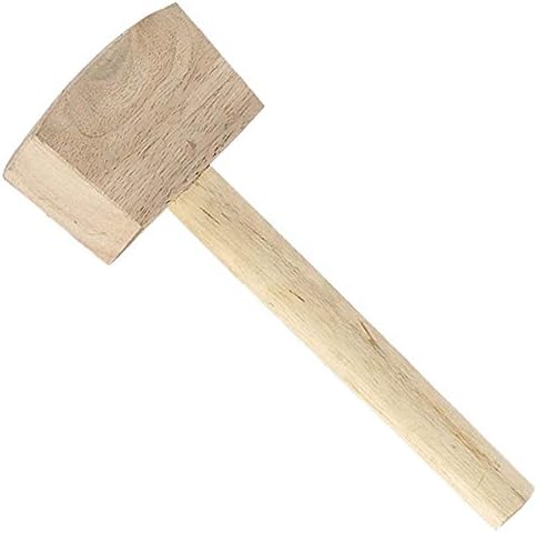 Large Wooden Mallet - 2.25 X 2" Surface Area