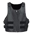 Bullet Proof Leather Motorcycle Vest