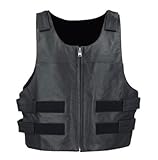 Bullet Proof Leather Motorcycle Vest