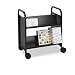 BREBOOV5RN - Bretford Double-Sided 4-Shelf Steel Book Cart