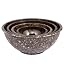Kitchen & Housewares : Zak Designs Quarry Brown 4-Piece Nesting Bowl