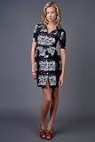 Purple Print Shirt Dresses by Custo Barcelona