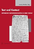 Produkt-Bild: Text und Kontext - HISTORISCHE HILFSWISSENSCHAFTEN IN IHRER VIELFALT