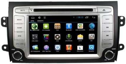 lsqSTAR 7 Inch Capacitive Android 4.4 Multimedia Stereo Navigation System Car GPS Navigation with LCD touch screen audio navigation system Radio Bluetooth RDS Steering wheel control car radio for Suzuki SX4 (2006-2011) Support 3G / Wifi / OBD2 / TPMS / DVR / Mirror Link