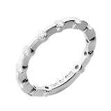 14K White Gold 12-Stone Moissanite Ring - 7