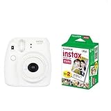 チェキ  instax mini 8+（プラス）  バニラ + インスタントカラーフィルム 　2パック（10枚入×2)セット INSTAX-MINI8+Vanilla/INSTAX-MINI-WW-2