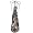 Giuseppe Zanotti Women's E80505 High Heel Open Toe Lace Up Gladiator,Black -White,36 EU (US Women's 6 M)