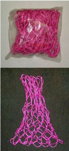 Indoor Outdoor Basketball Net - Neon Pink Nylon
