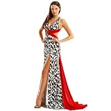 Nina Canacci Juniors Criss Cross V Neck Print Formal Gown Size 0-16