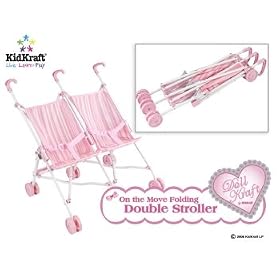 On The Move Double Stroller-DollKraft by CutieBeauty kI