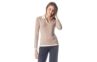 Conte of Cashmere Polo (Beige)