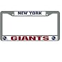 New York Giants NFL Chrome License Plate Frame
