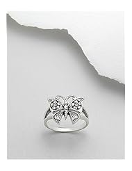 Butterfly Ring In 92.5 Sterling Silver