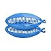 Set of Two 5 Inch Banana Clip Hair Clincher Rounded Edges Hair Comb