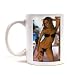 Brunette Strip Mug - Heat Change Striptease (Fully nude!)