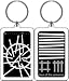 Depeche Moder ~ Depeche Mode Icons Lucite Keychain
