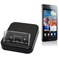 Lights and Energy USB Dockingstation f�r Samsung GT Galaxy S2 SII S 2 II i9100 Dock / Tischladestation + Netzteil + USB Datenkabel