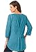 Roamans Women's Plus Size Crochet Tunic