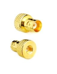 PC Accessory: 2pcs RF coaxial coax adapter SMA male to BNC female goldplated - lucybuy