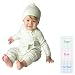 Side Snap Layette - Sage Green Gingham - NB-3M