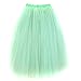 Hee Grand Women Five-Layer Voile Puff Princess Skirt Green