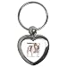 Bulldog Key Chain (Heart)