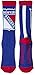 NHL New York Rangers Men's '47 Bolt Casual Dress Crew Socks, Royal, Large, 1-Pack