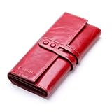 Borgasets Women's Genuine Leather Wallet