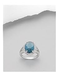 CZ Ring In 92.5 Sterling Silver