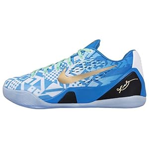 Nike Men's Kobe IX EM, HYPER COBALT/WHITE-PHOTO BLUE-ACTN RD, 11 M US